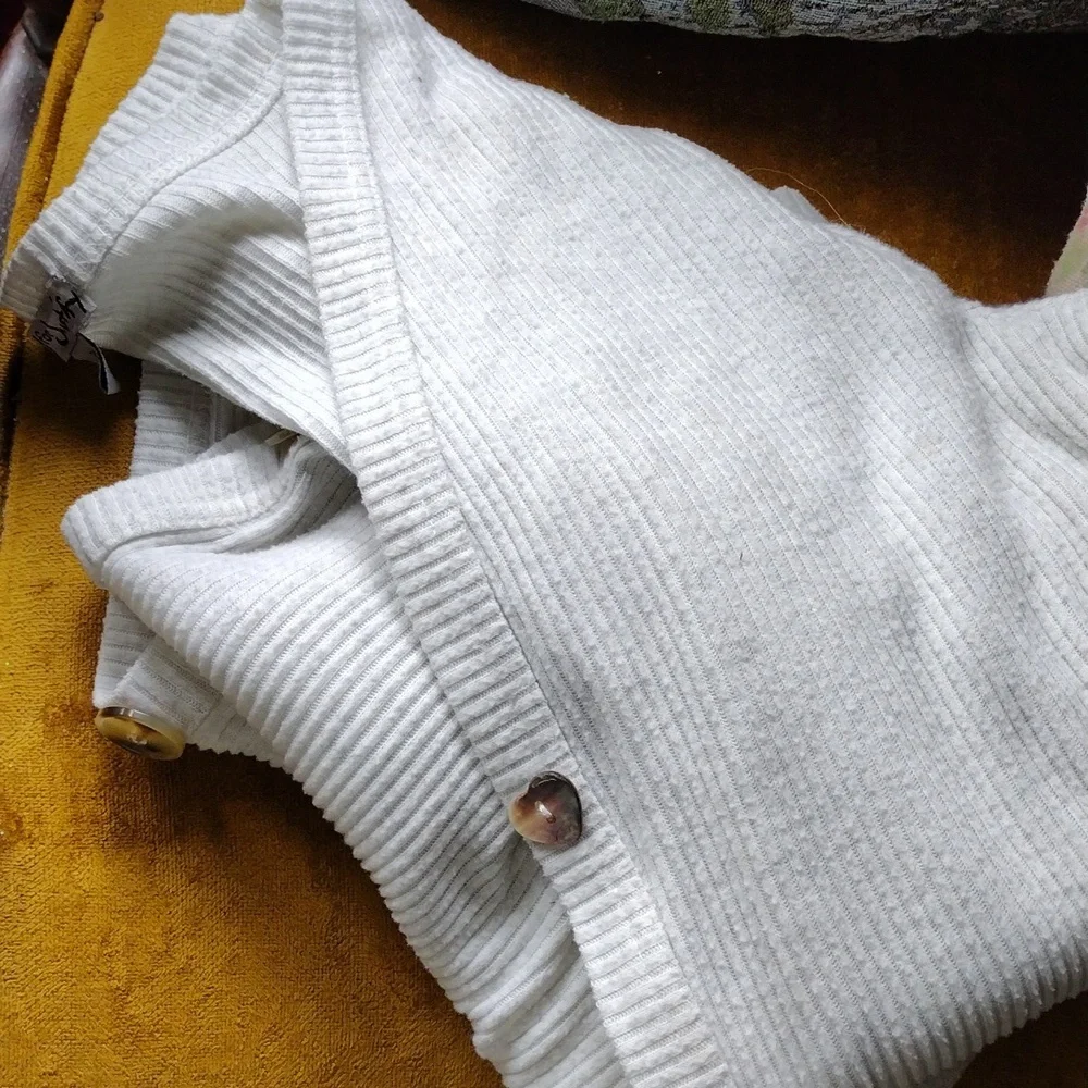 Duster Cardigan in Ecru Color - Picture 10 of 10